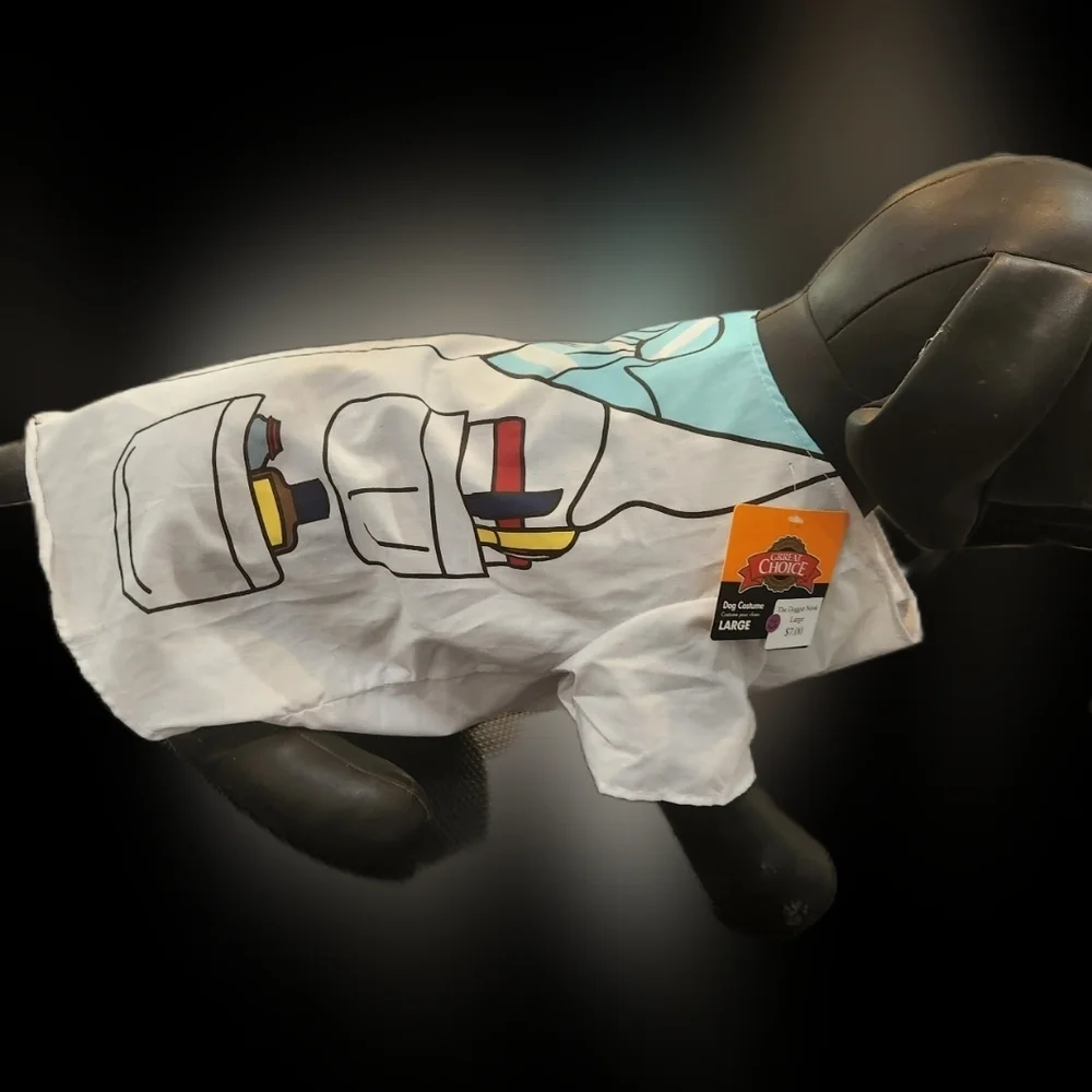 Dog Pet Doctor Costume with Medical Theme